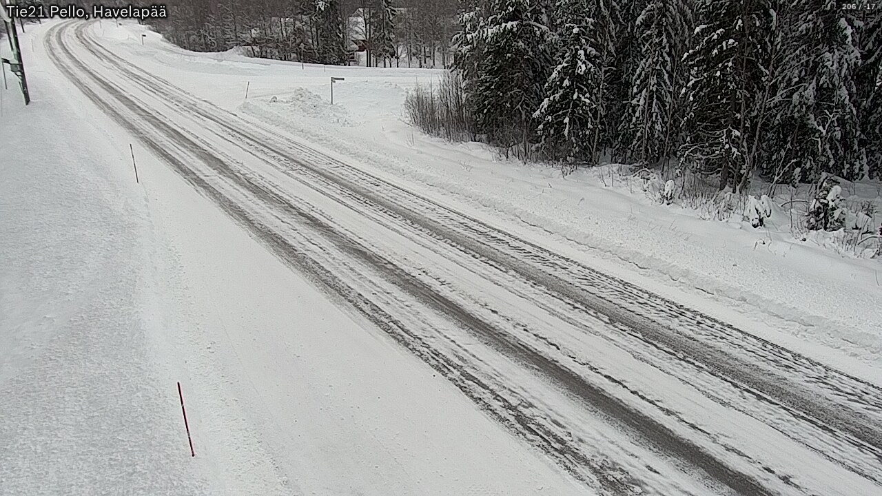 Weather Camera Image Road 21 Pello, Havelanpää, Pello, Lappi