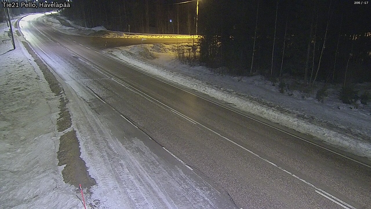 Kelikamerat Kuva Tie 21 Pello, Havelanpää, Pello, Lappi