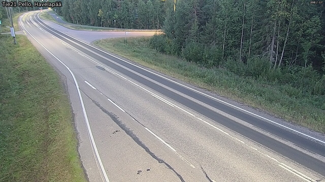 Kelikamerat Kuva Tie 21 Pello, Havelanpää, Pello, Lappi