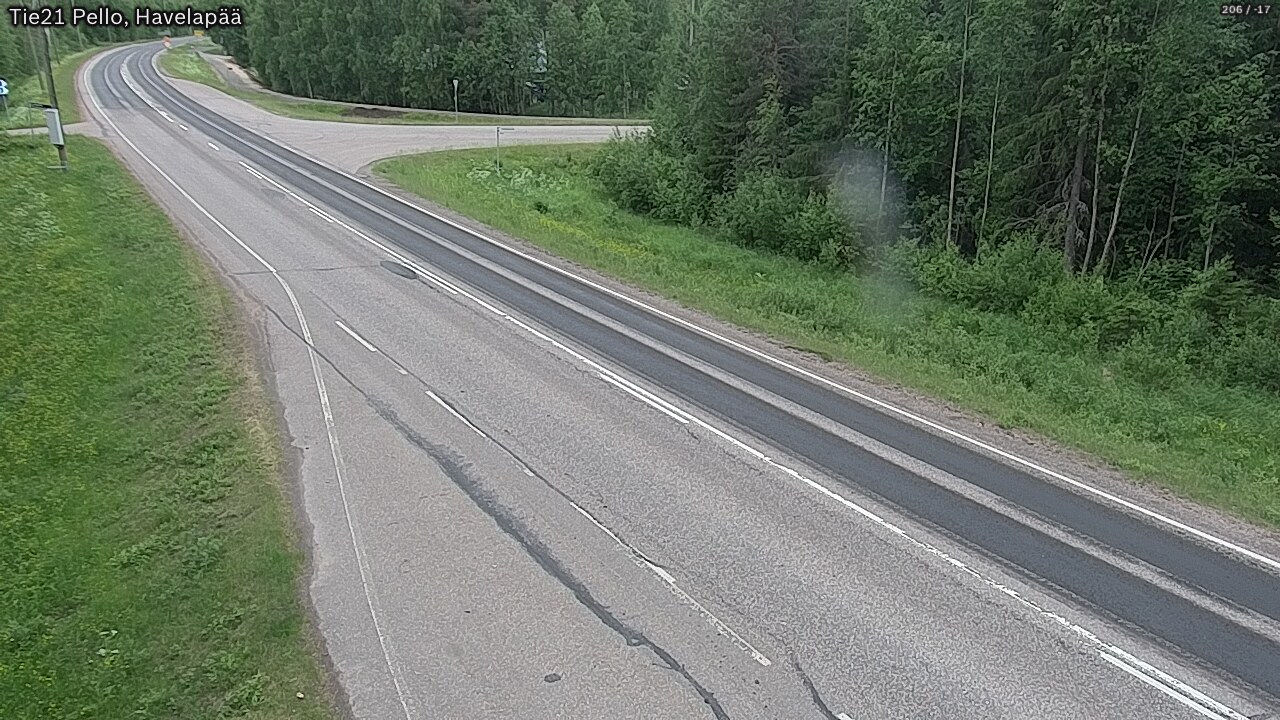 Kelikamerat Kuva Tie 21 Pello, Havelanpää, Pello, Lappi