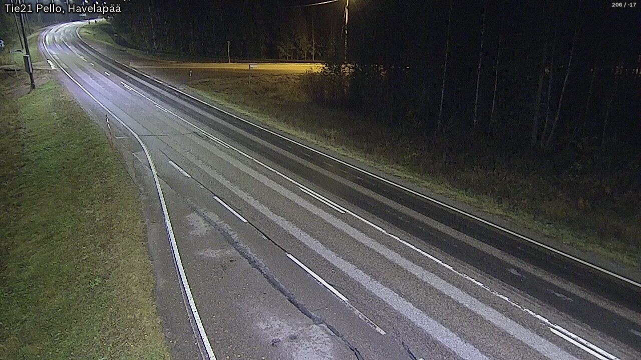 Kelikamerat Kuva Tie 21 Pello, Havelanpää, Pello, Lappi