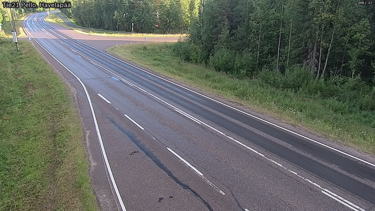 Kelikamerat Kuva Tie 21 Pello, Havelanpää, Pello, Lappi