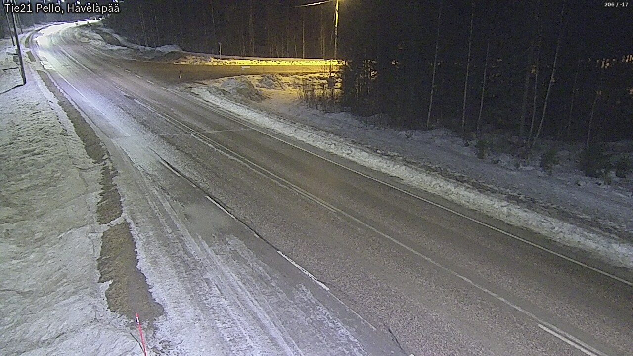 Kelikamerat Kuva Tie 21 Pello, Havelanpää, Pello, Lappi