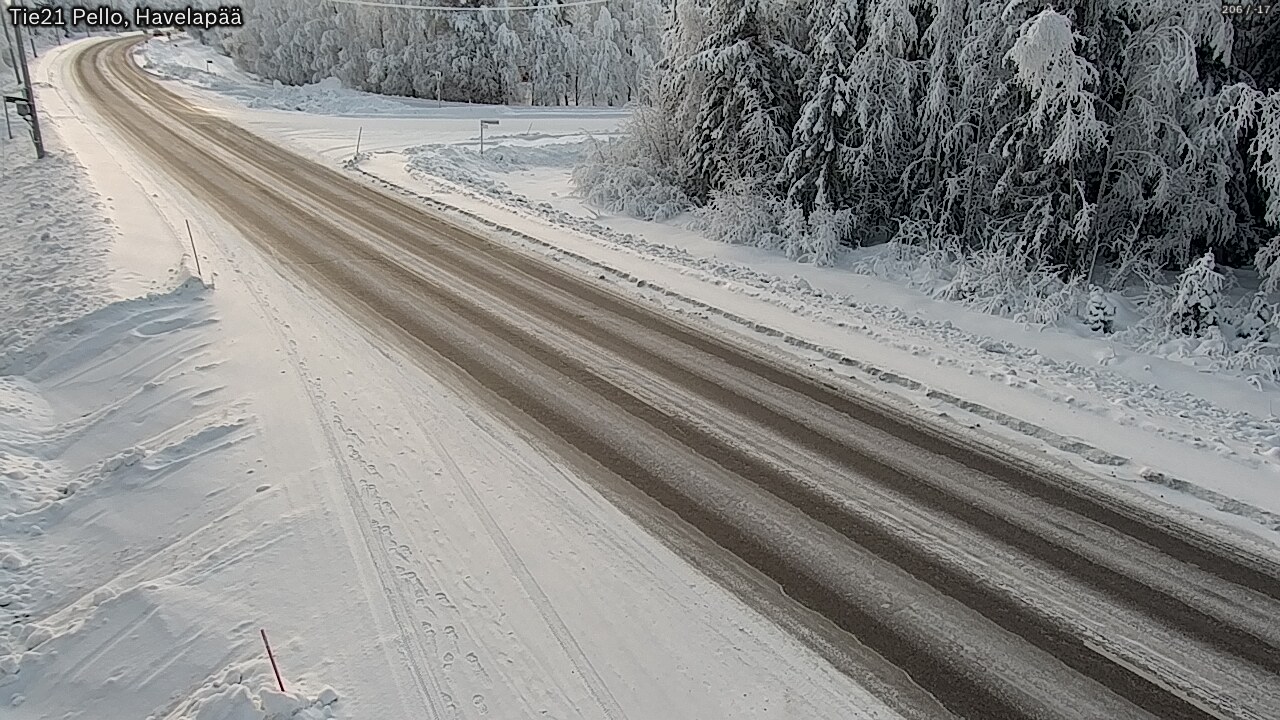 Kelikamerat Kuva Tie 21 Pello, Havelanpää, Pello, Lappi