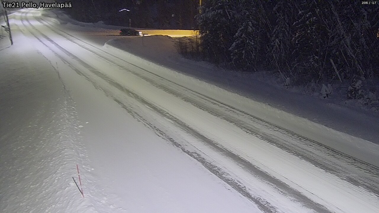 Kelikamerat Kuva Tie 21 Pello, Havelanpää, Pello, Lappi