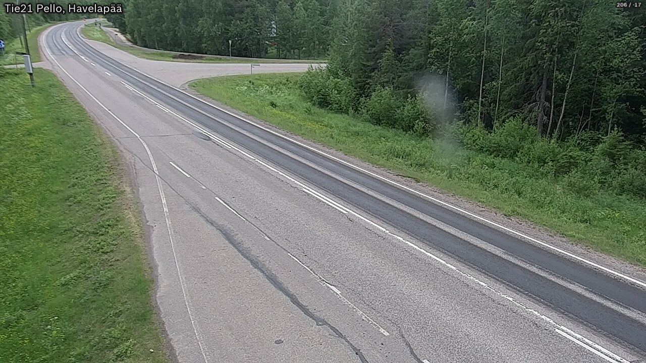 Kelikamerat Kuva Tie 21 Pello, Havelanpää, Pello, Lappi