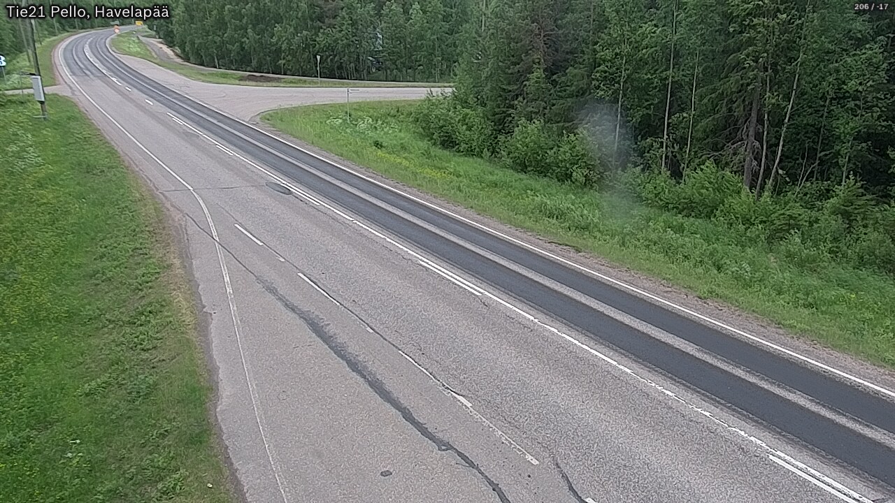 Kelikamerat Kuva Tie 21 Pello, Havelanpää, Pello, Lappi
