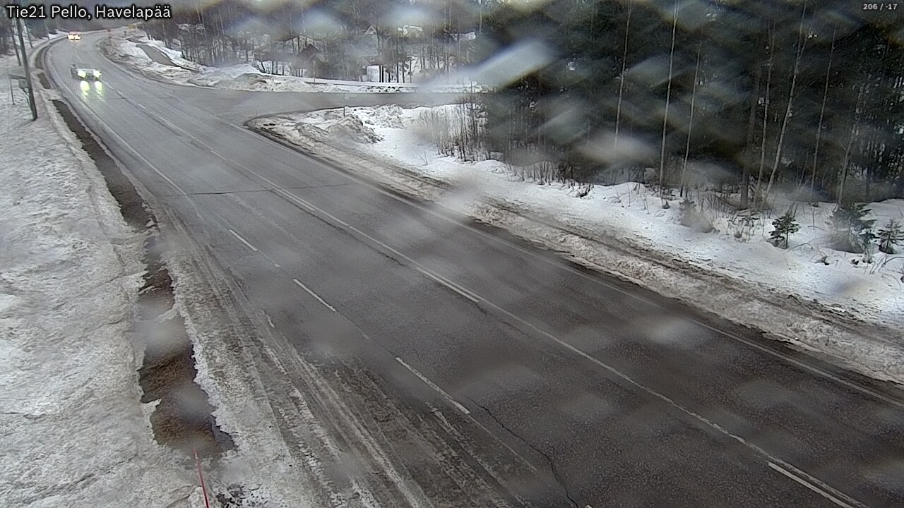 Kelikamerat Kuva Tie 21 Pello, Havelanpää, Pello, Lappi