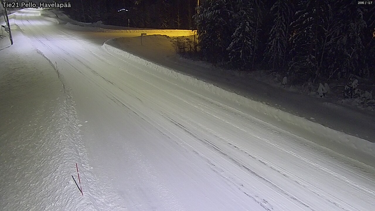 Kelikamerat Kuva Tie 21 Pello, Havelanpää, Pello, Lappi