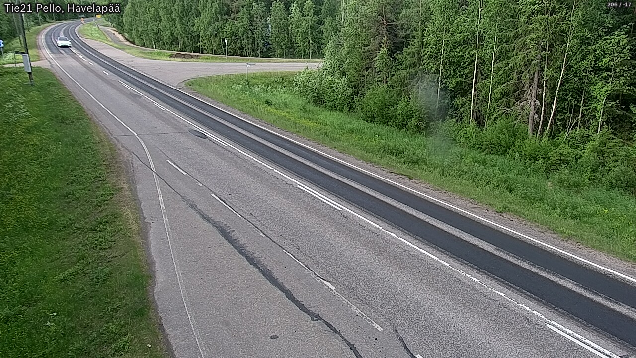 Kelikamerat Kuva Tie 21 Pello, Havelanpää, Pello, Lappi