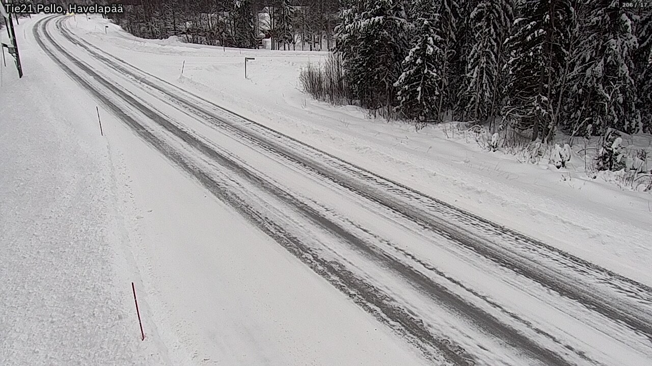 Kelikamerat Kuva Tie 21 Pello, Havelanpää, Pello, Lappi