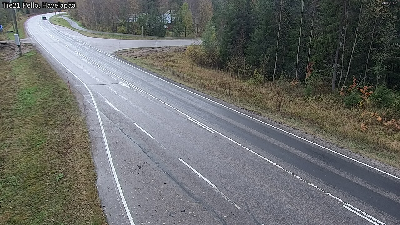 Kelikamerat Kuva Tie 21 Pello, Havelanpää, Pello, Lappi
