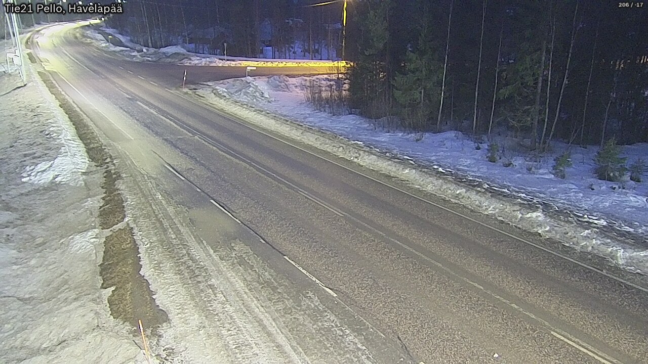 Kelikamerat Kuva Tie 21 Pello, Havelanpää, Pello, Lappi