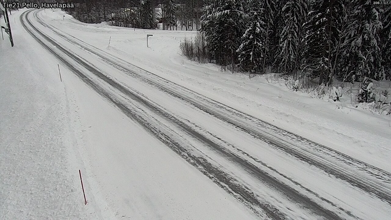 Kelikamerat Kuva Tie 21 Pello, Havelanpää, Pello, Lappi