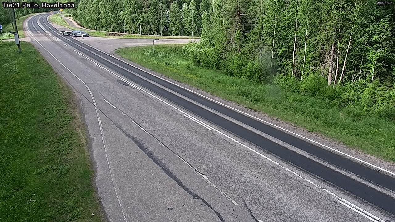 Kelikamerat Kuva Tie 21 Pello, Havelanpää, Pello, Lappi