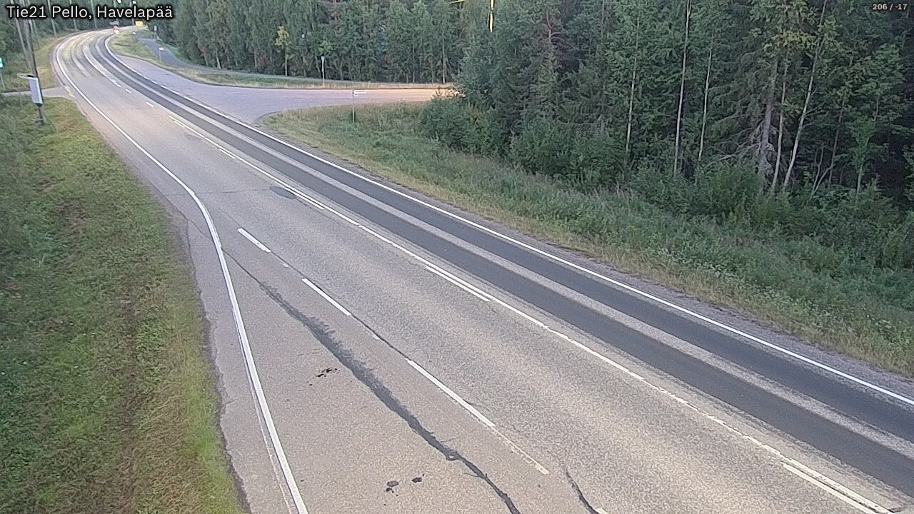 Kelikamerat Kuva Tie 21 Pello, Havelanpää, Pello, Lappi