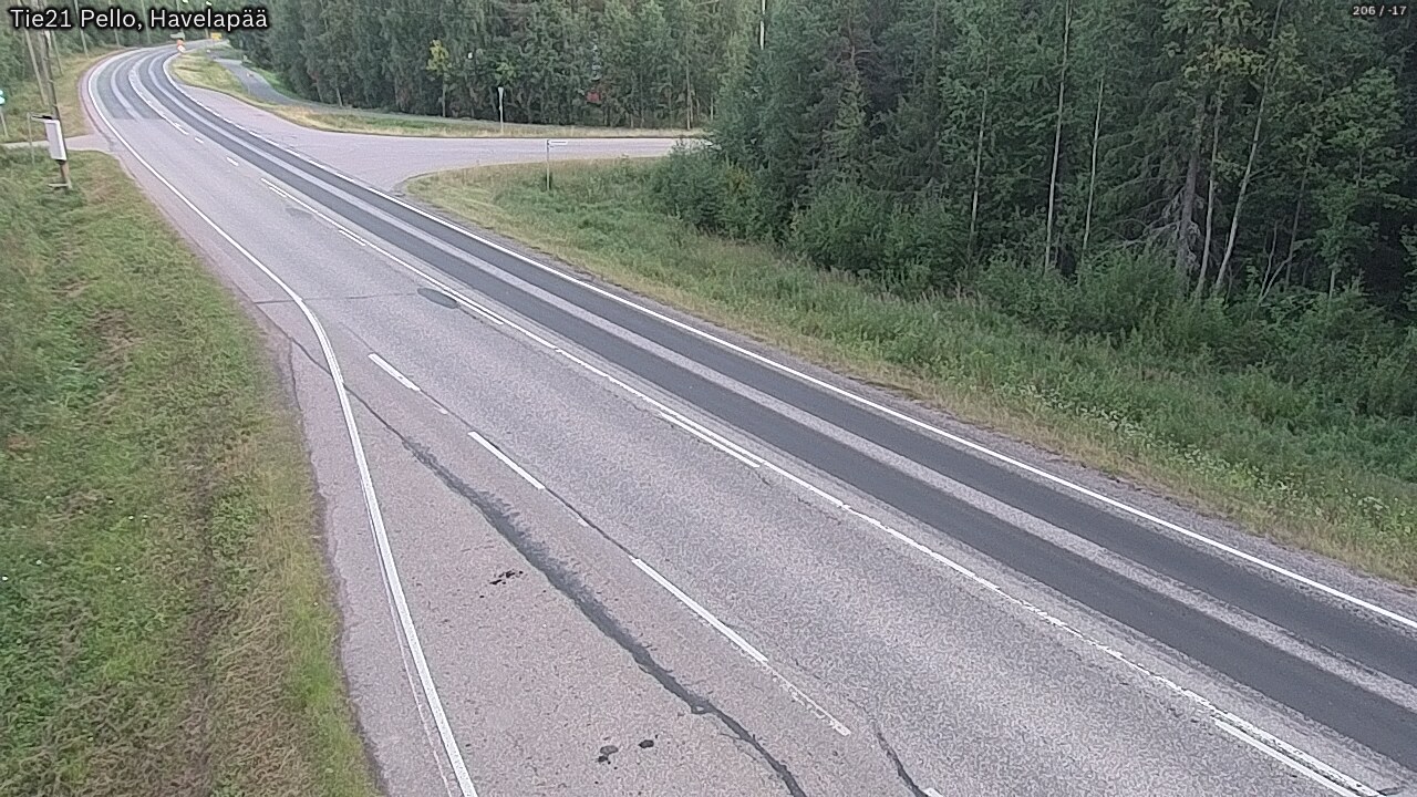 Kelikamerat Kuva Tie 21 Pello, Havelanpää, Pello, Lappi