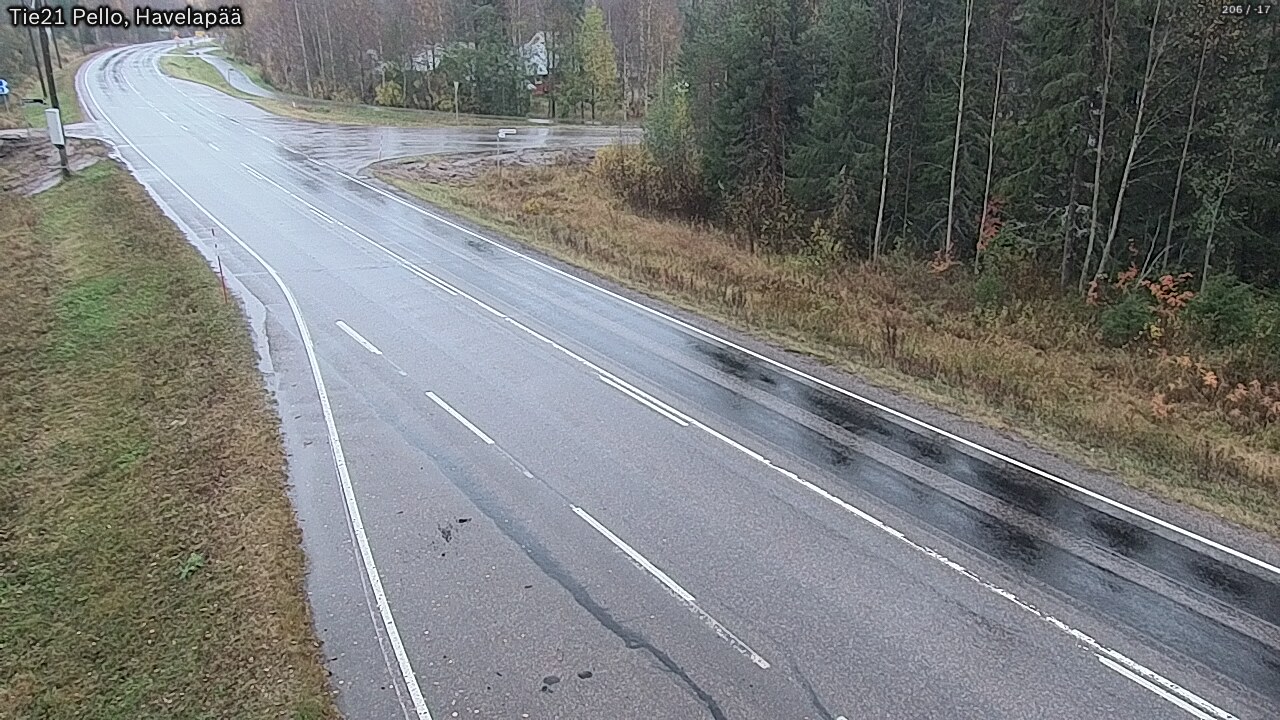 Weather Camera Image Road 21 Pello, Havelanpää, Pello, Lappi