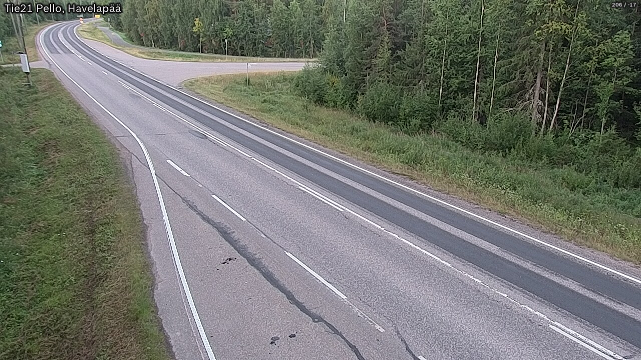Kelikamerat Kuva Tie 21 Pello, Havelanpää, Pello, Lappi