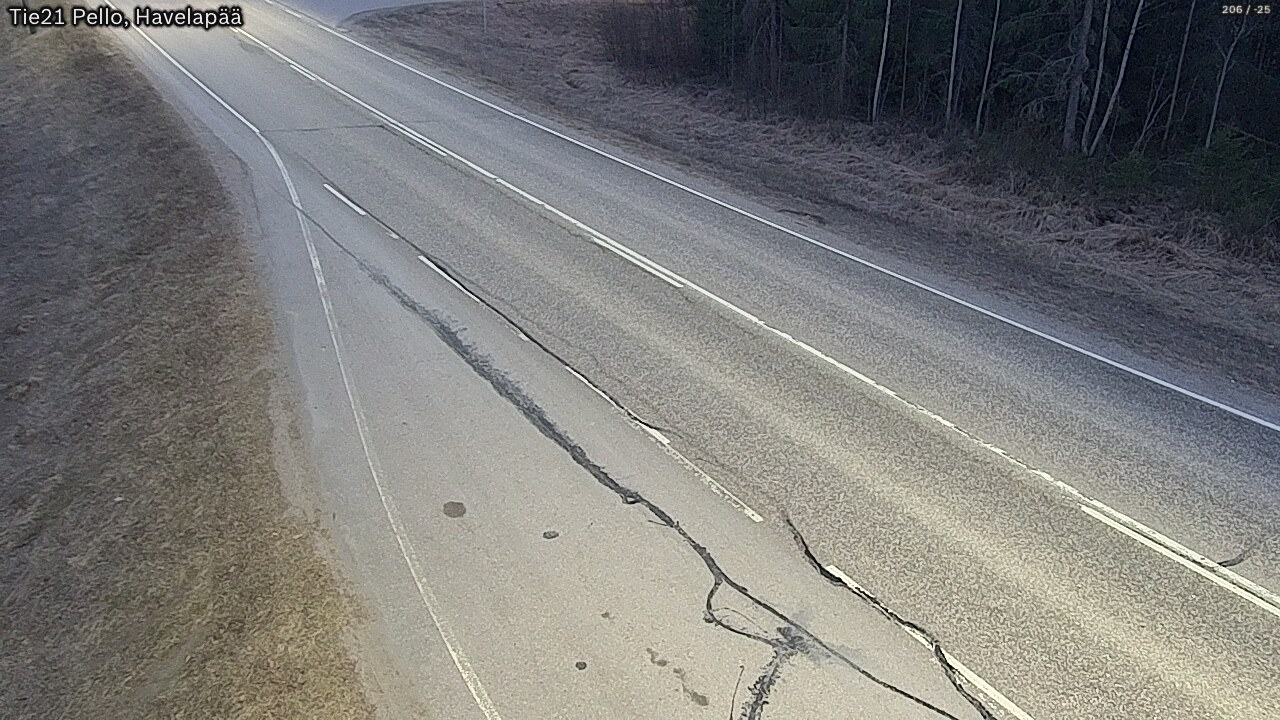 Kelikamerat Kuva Tie 21 Pello, Havelanpää, Pello, Lappi