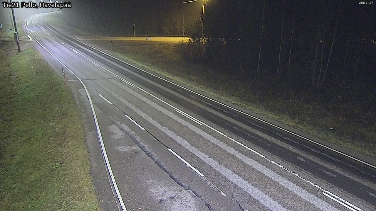 Kelikamerat Kuva Tie 21 Pello, Havelanpää, Pello, Lappi