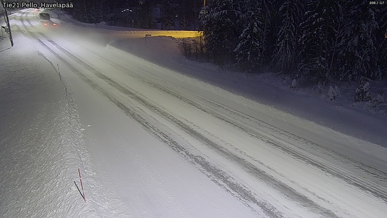 Kelikamerat Kuva Tie 21 Pello, Havelanpää, Pello, Lappi