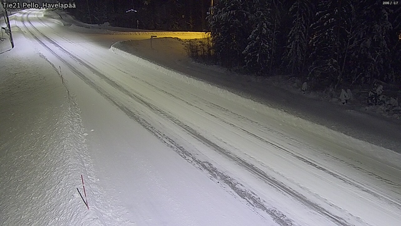 Kelikamerat Kuva Tie 21 Pello, Havelanpää, Pello, Lappi