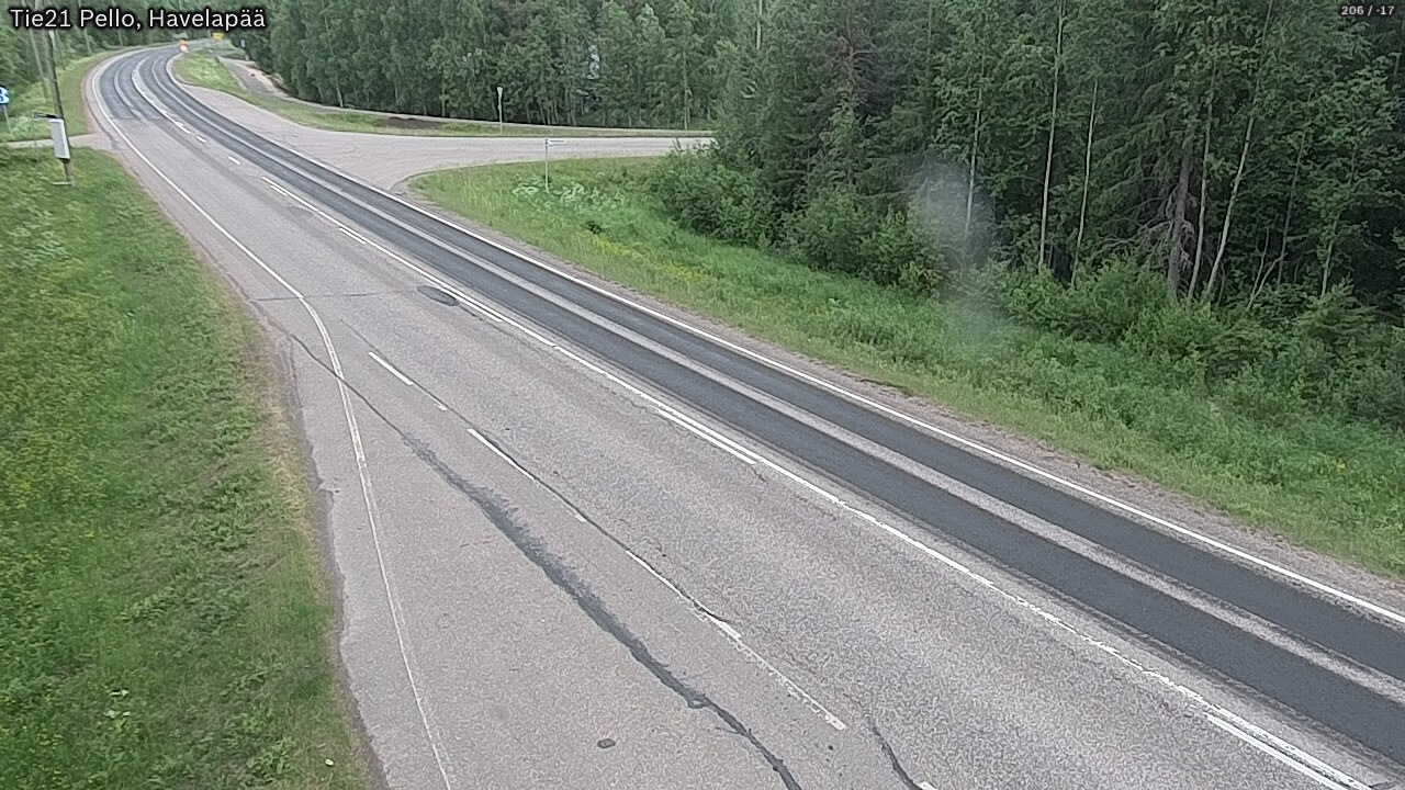 Kelikamerat Kuva Tie 21 Pello, Havelanpää, Pello, Lappi