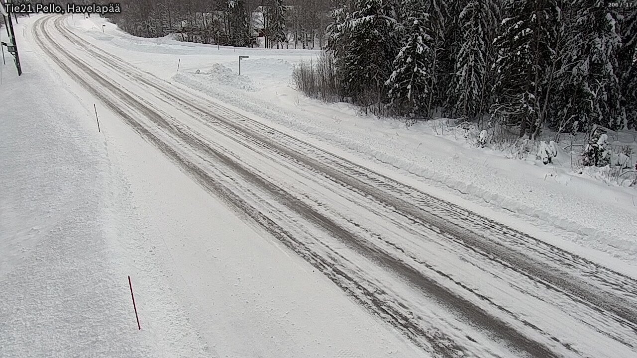 Weather Camera Image Road 21 Pello, Havelanpää, Pello, Lappi