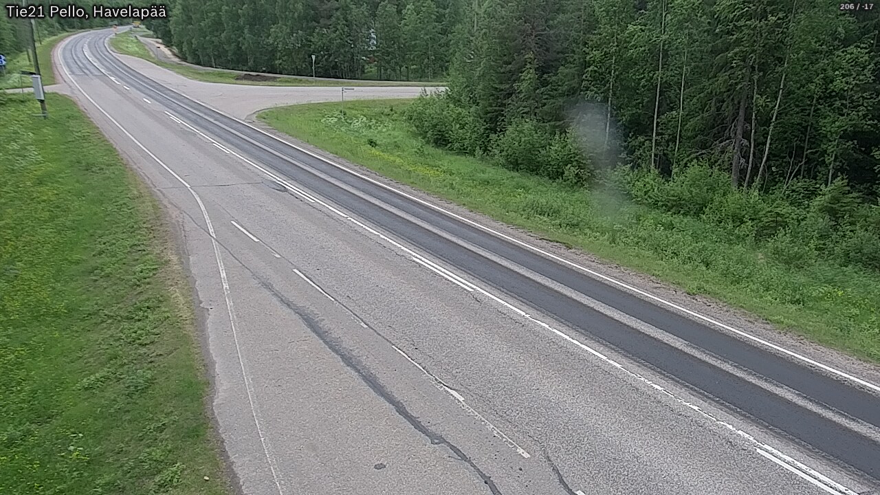 Kelikamerat Kuva Tie 21 Pello, Havelanpää, Pello, Lappi