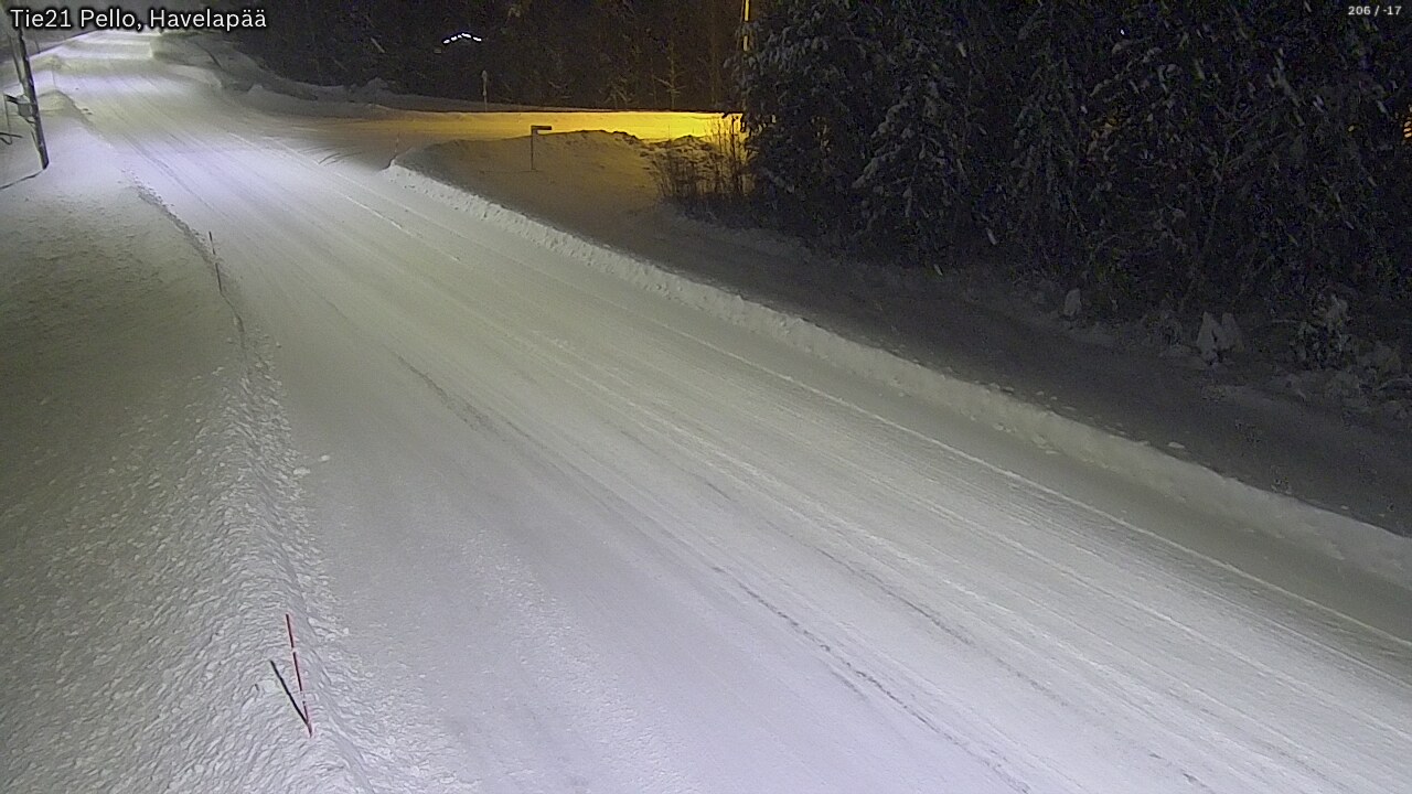 Kelikamerat Kuva Tie 21 Pello, Havelanpää, Pello, Lappi