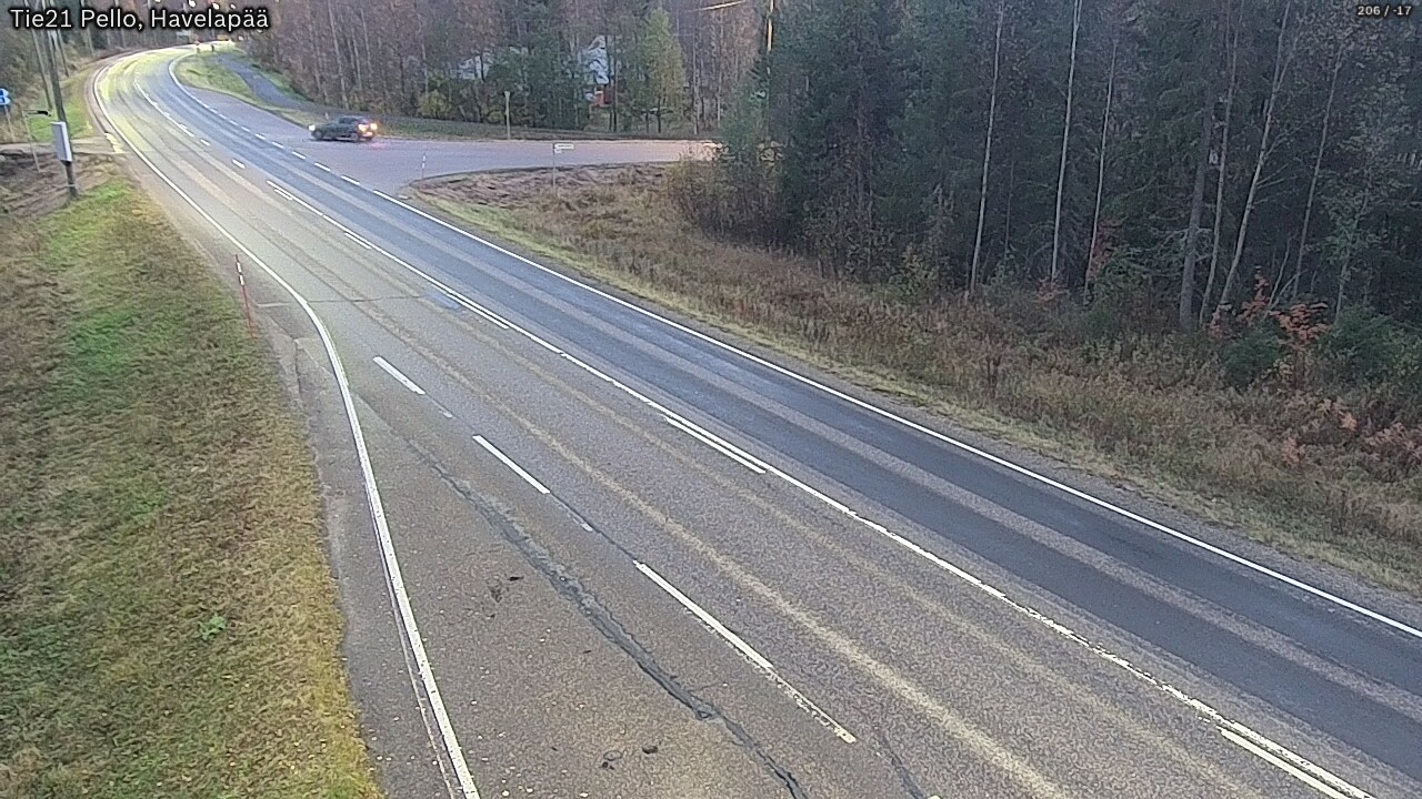 Kelikamerat Kuva Tie 21 Pello, Havelanpää, Pello, Lappi