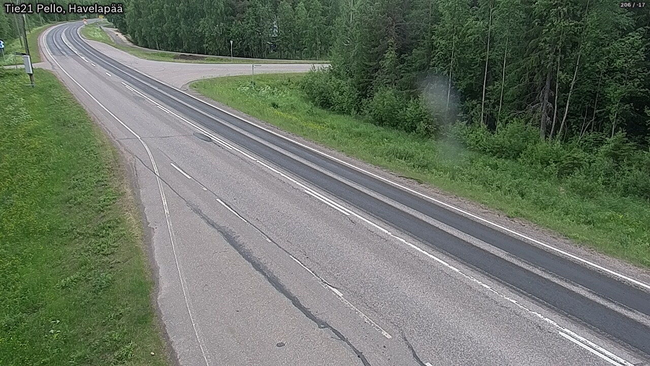 Kelikamerat Kuva Tie 21 Pello, Havelanpää, Pello, Lappi
