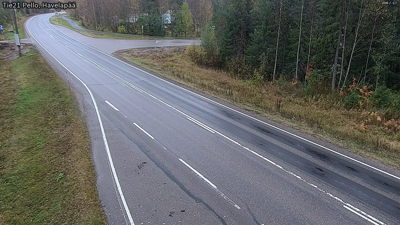 Kelikamerat Kuva Tie 21 Pello, Havelanpää, Pello, Lappi
