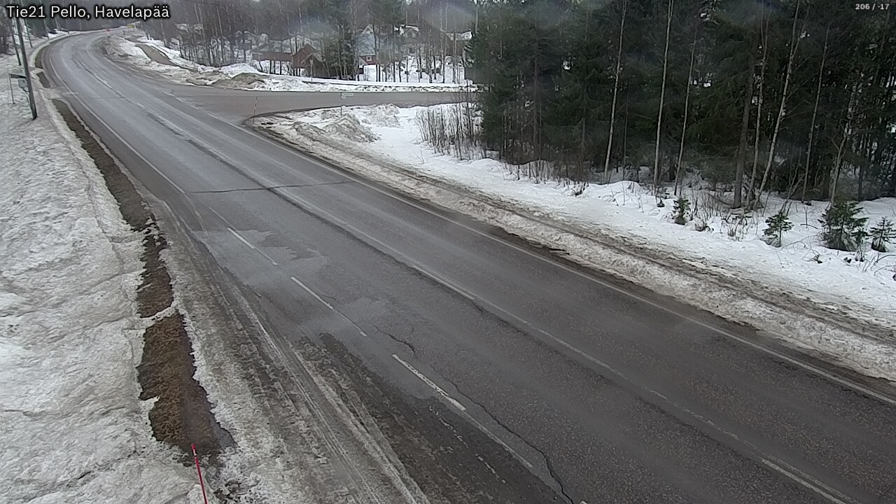 Weather Camera Image Road 21 Pello, Havelanpää, Pello, Lappi