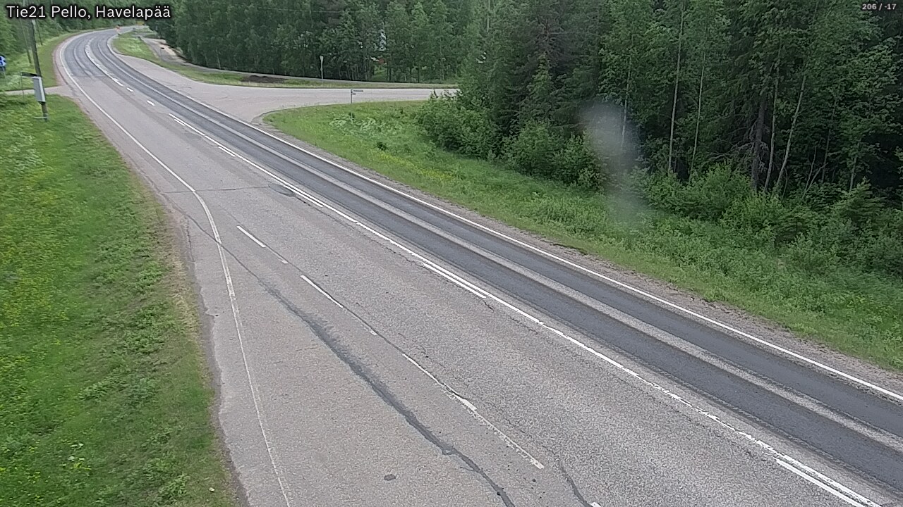 Kelikamerat Kuva Tie 21 Pello, Havelanpää, Pello, Lappi