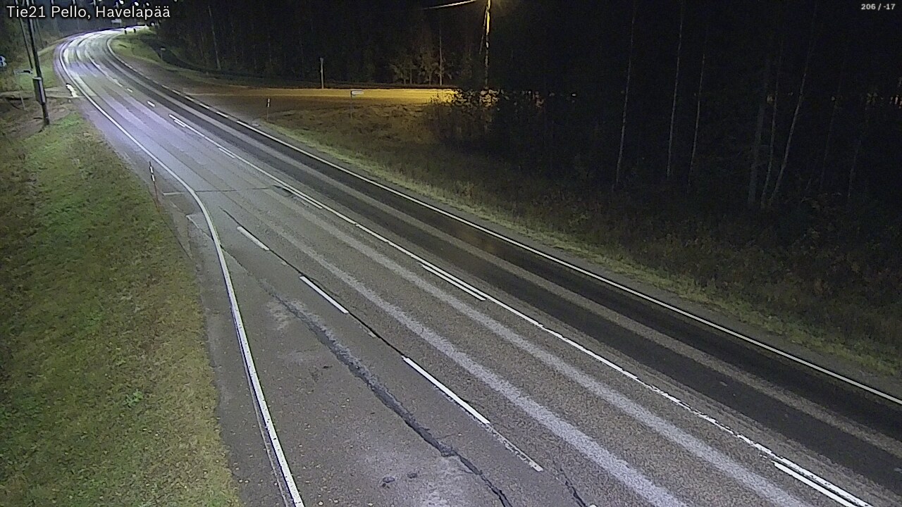 Kelikamerat Kuva Tie 21 Pello, Havelanpää, Pello, Lappi