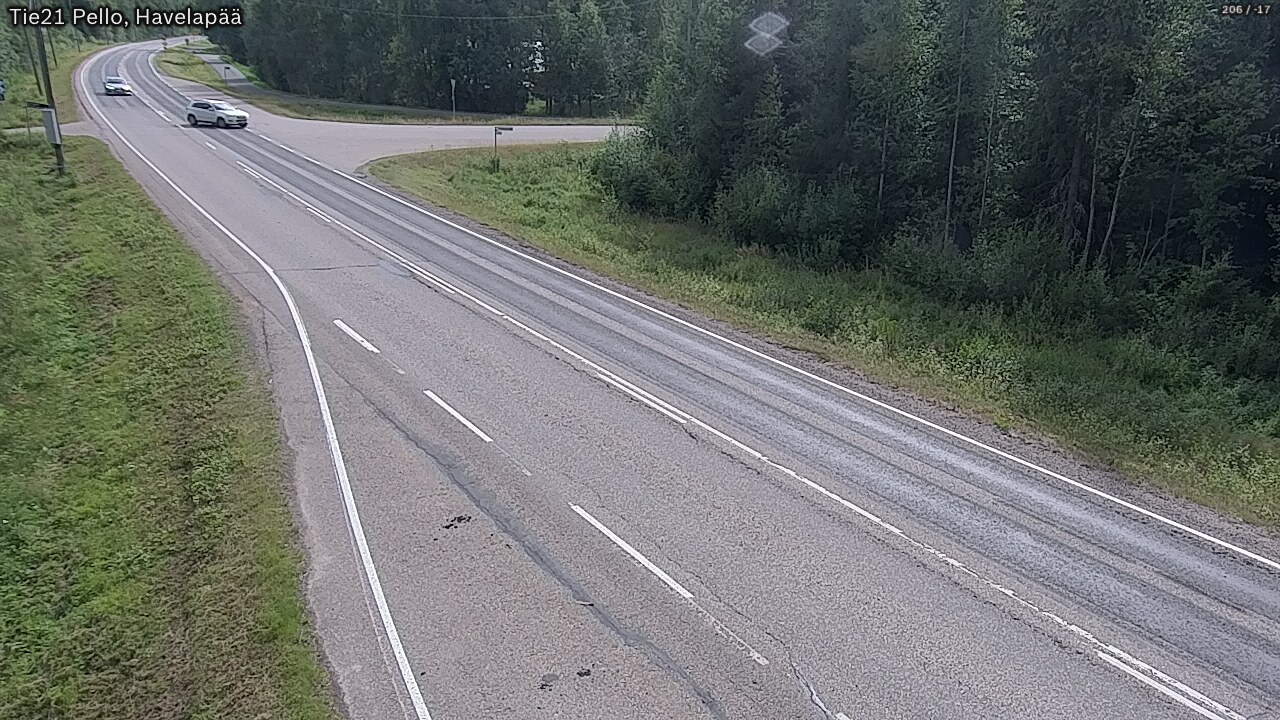 Kelikamerat Kuva Tie 21 Pello, Havelanpää, Pello, Lappi