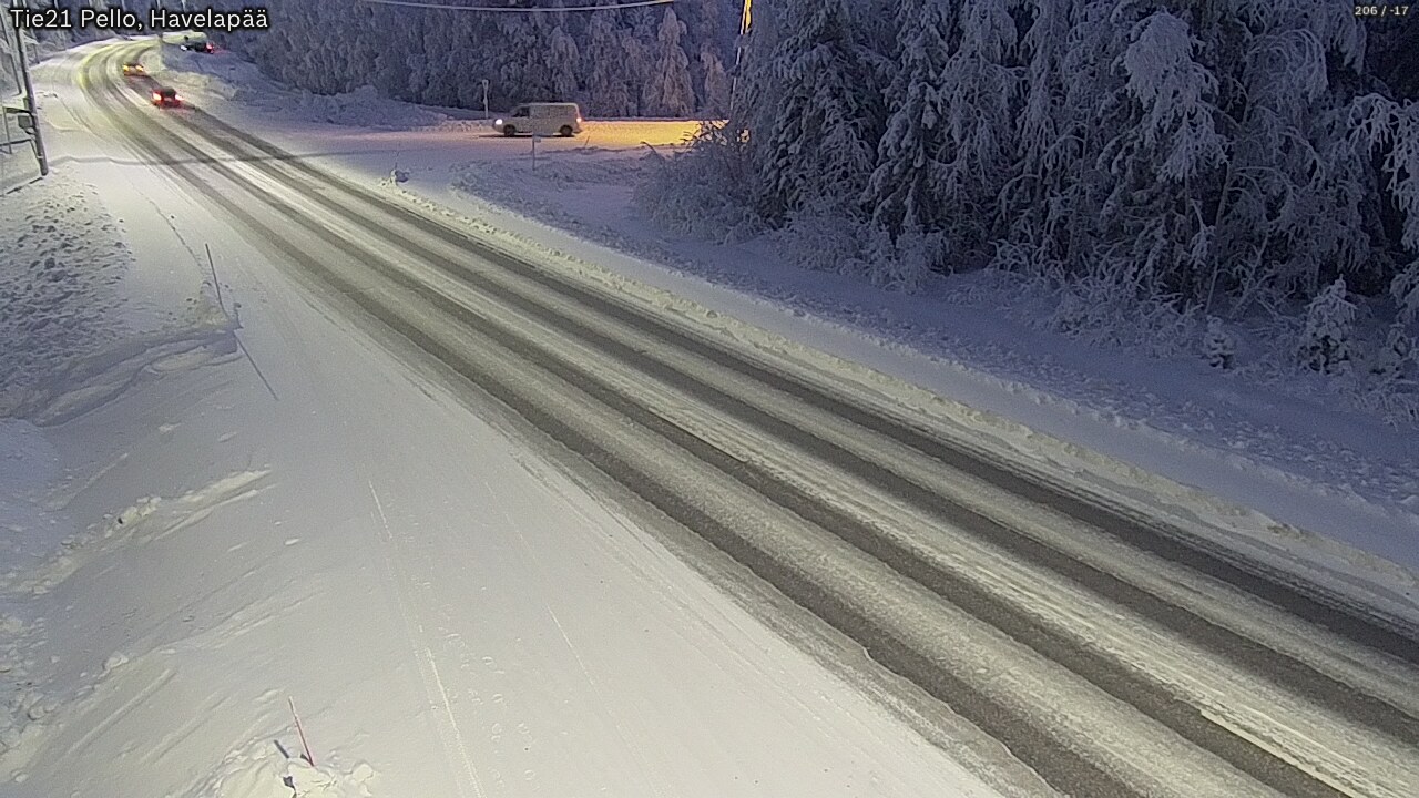 Kelikamerat Kuva Tie 21 Pello, Havelanpää, Pello, Lappi