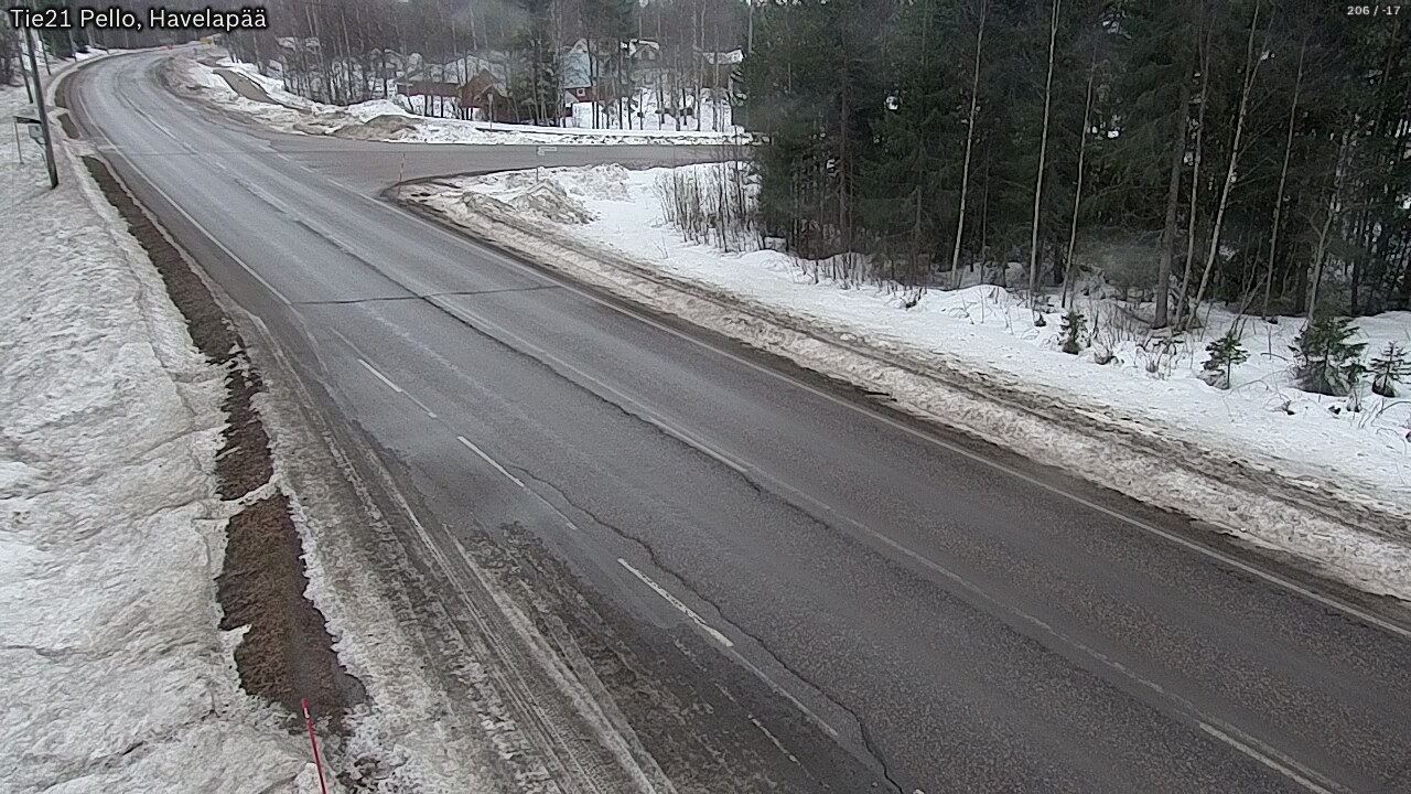Kelikamerat Kuva Tie 21 Pello, Havelanpää, Pello, Lappi