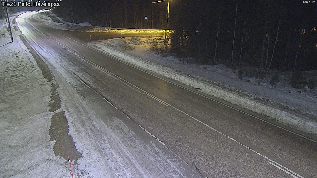 Kelikamerat Kuva Tie 21 Pello, Havelanpää, Pello, Lappi