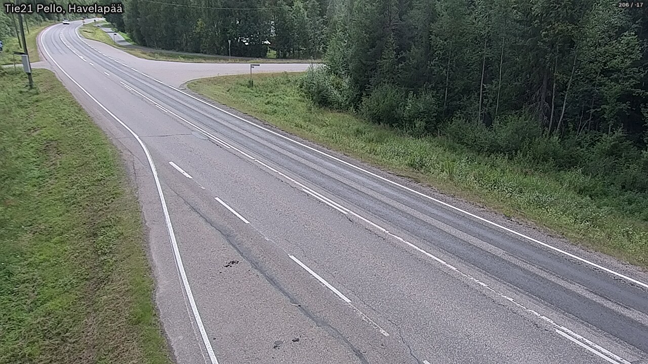 Kelikamerat Kuva Tie 21 Pello, Havelanpää, Pello, Lappi