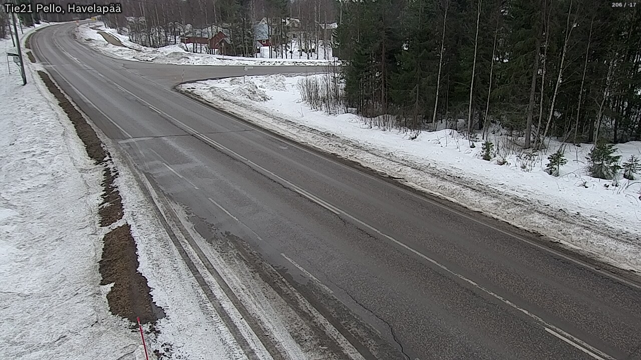 Kelikamerat Kuva Tie 21 Pello, Havelanpää, Pello, Lappi