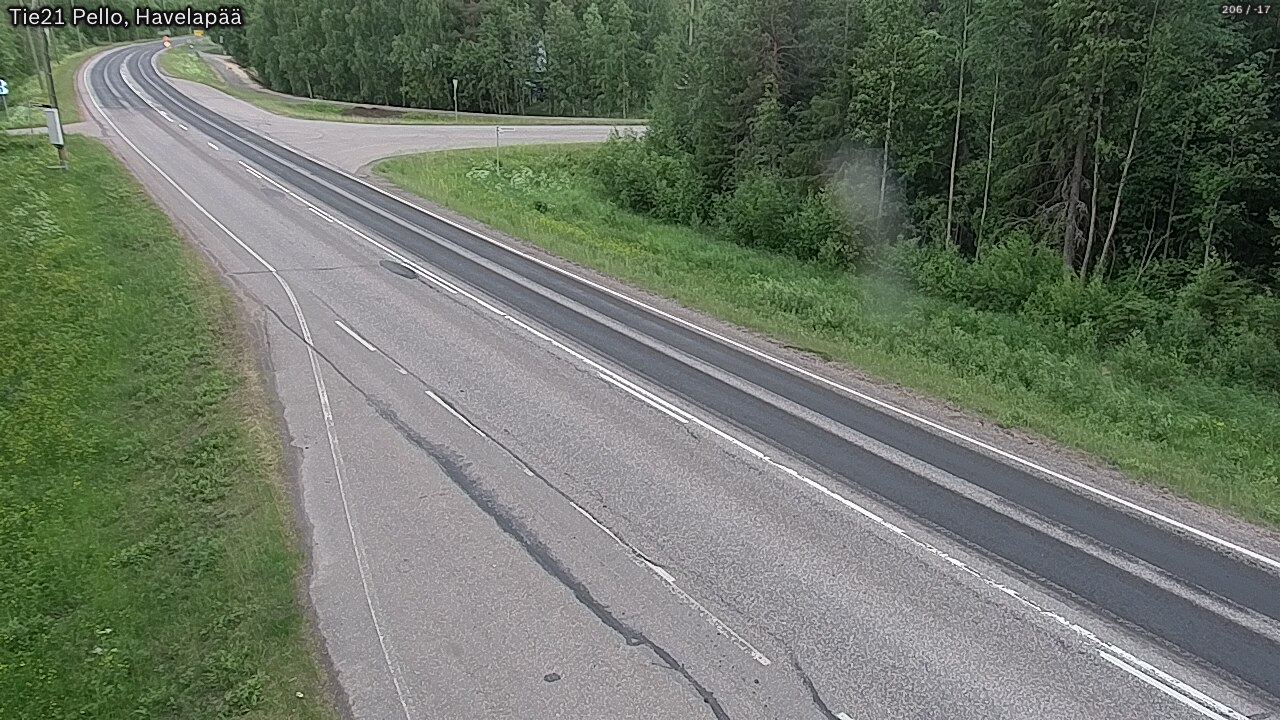 Kelikamerat Kuva Tie 21 Pello, Havelanpää, Pello, Lappi