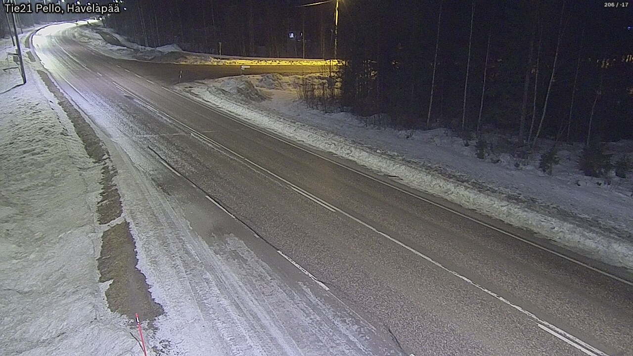 Kelikamerat Kuva Tie 21 Pello, Havelanpää, Pello, Lappi