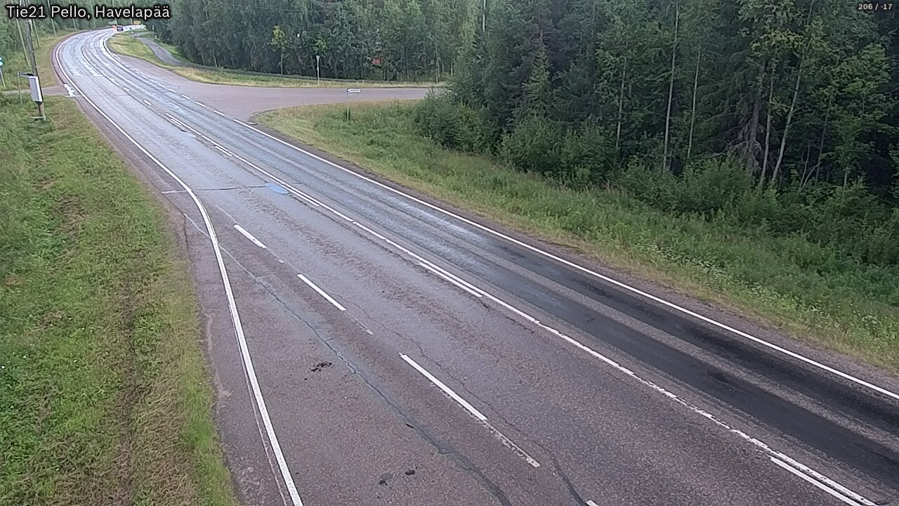 Kelikamerat Kuva Tie 21 Pello, Havelanpää, Pello, Lappi