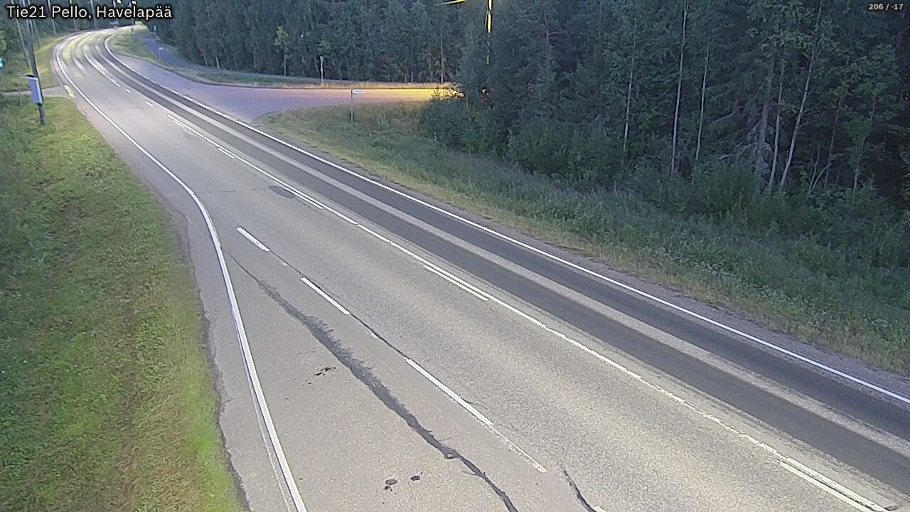 Kelikamerat Kuva Tie 21 Pello, Havelanpää, Pello, Lappi