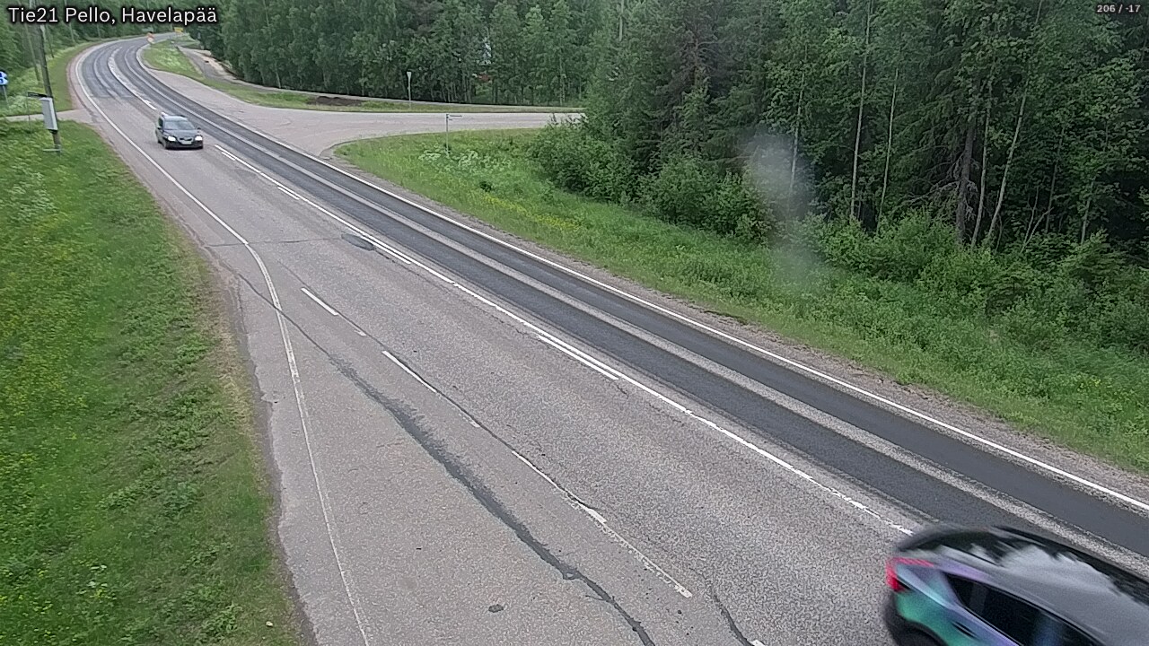 Kelikamerat Kuva Tie 21 Pello, Havelanpää, Pello, Lappi
