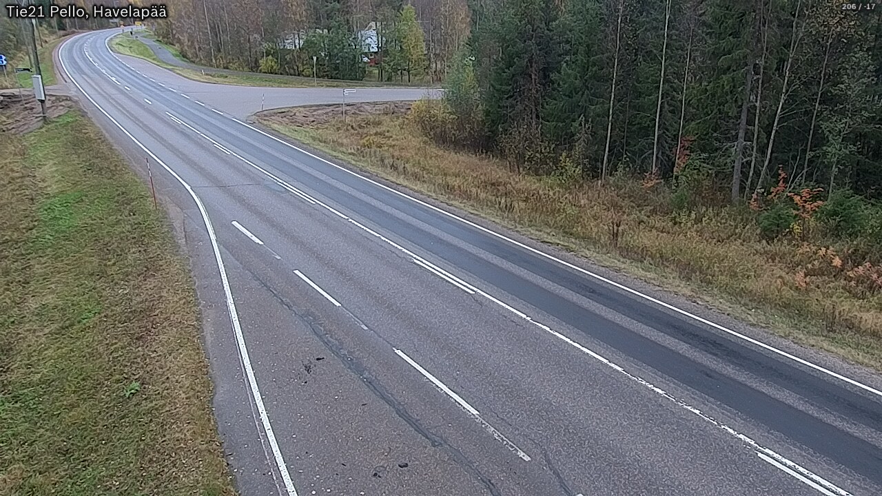 Kelikamerat Kuva Tie 21 Pello, Havelanpää, Pello, Lappi