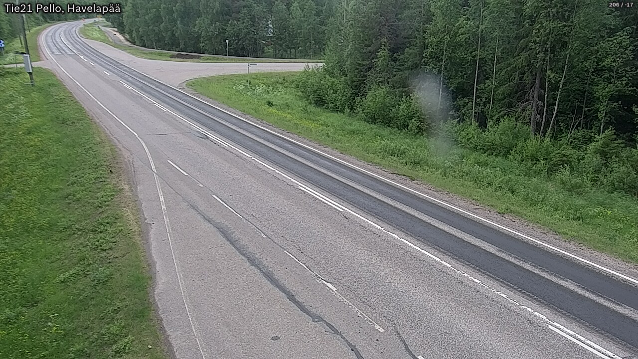 Kelikamerat Kuva Tie 21 Pello, Havelanpää, Pello, Lappi
